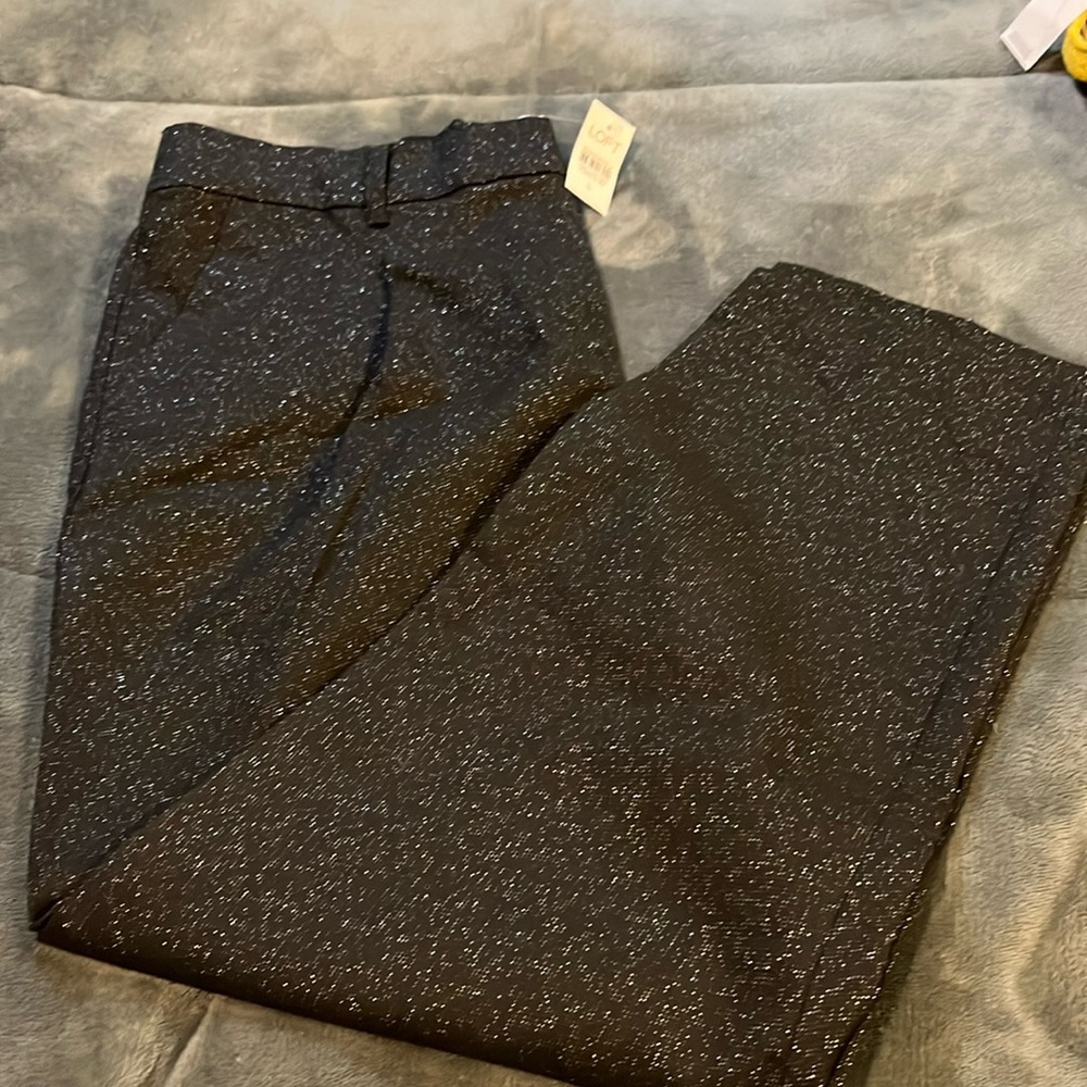 Loft pants - some shimmer - size large